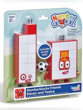 Numberblocks Friends Eleven and Twelve Action Figure Set